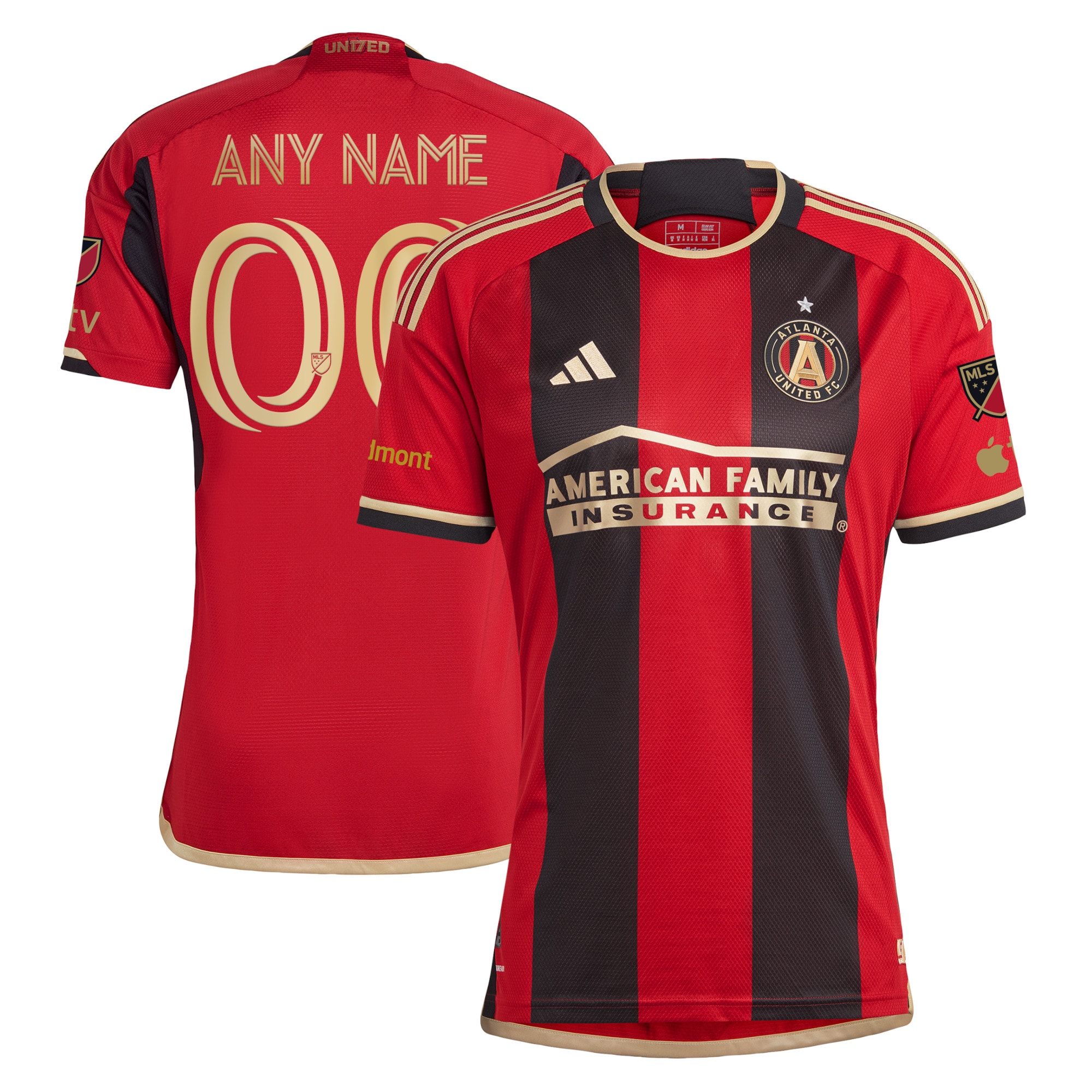 Atlanta United FC 2023 The 17s' Kit Authentic Custom Jersey – Black