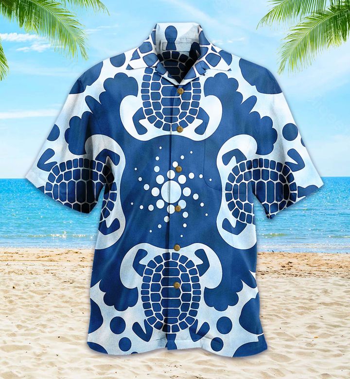 Turtle Hawaian Blue Hawaii Shirt Ha99604