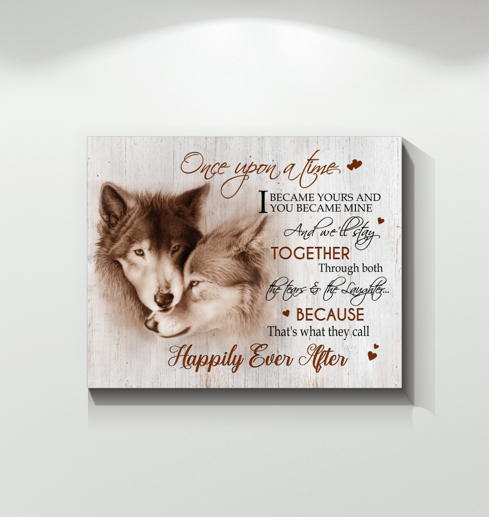 Canvas – Wolf – Happily Ever After Christmas Gift Ideas