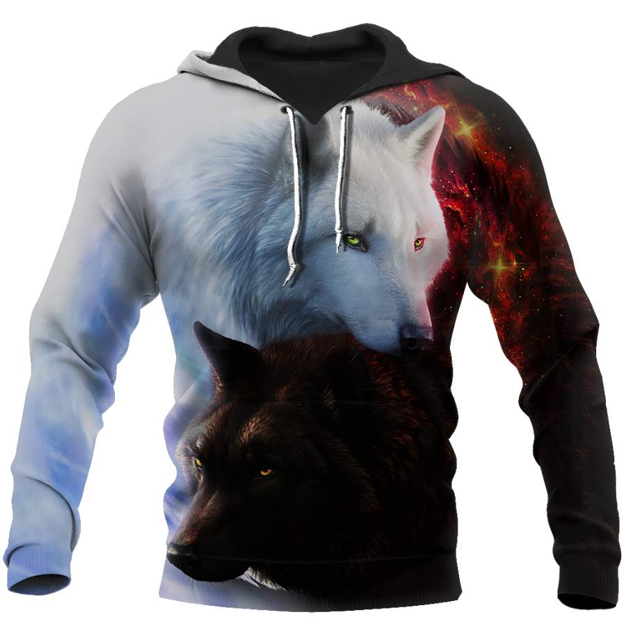 Wolf 3D All Over Printed Shirts For Men and Women JJ280401