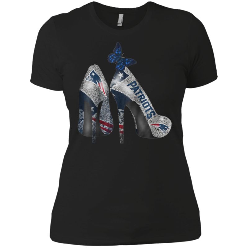 Agr New England Patriots Rhinestone High Heels Ladies T-shirt