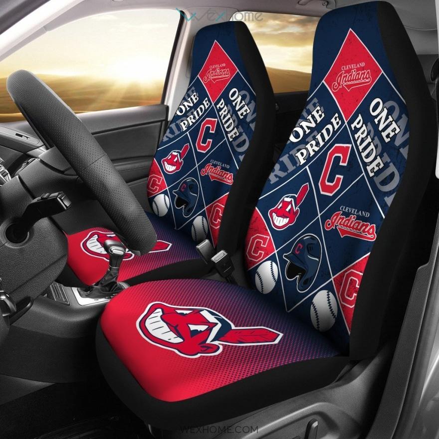 Pride Flag Cleveland Indians Car Seat Covers Unique Car Gift 2021