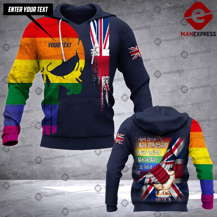 VH CUSTOMIZE LGBT ENGLAND  0604 – 3D ALL OVER PRINT