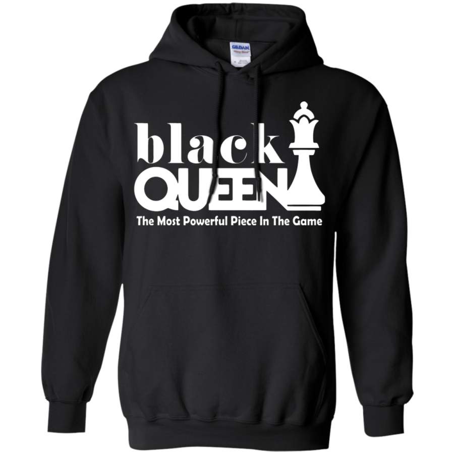 AGR Black Queen The Most Powerful Piece In The Game Chess Hoodie