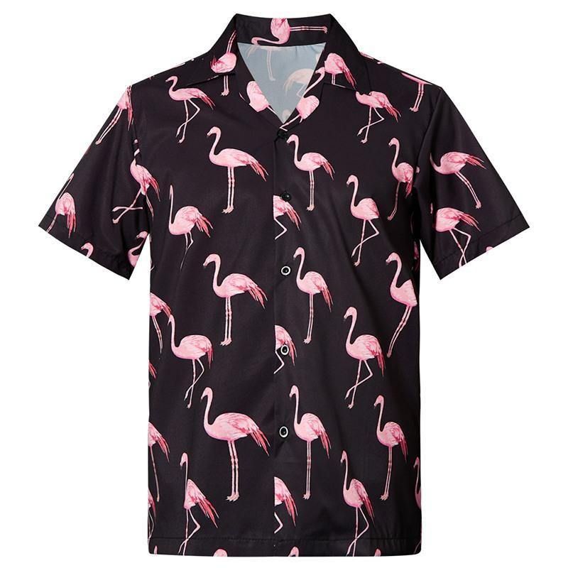 Buy Mens Hawaii Shirts Flamingo Printed Ha79128