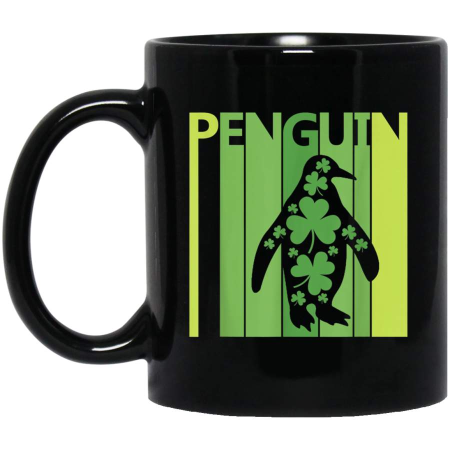 Lucky Penguin St Patricks Day Mug Irish Gift