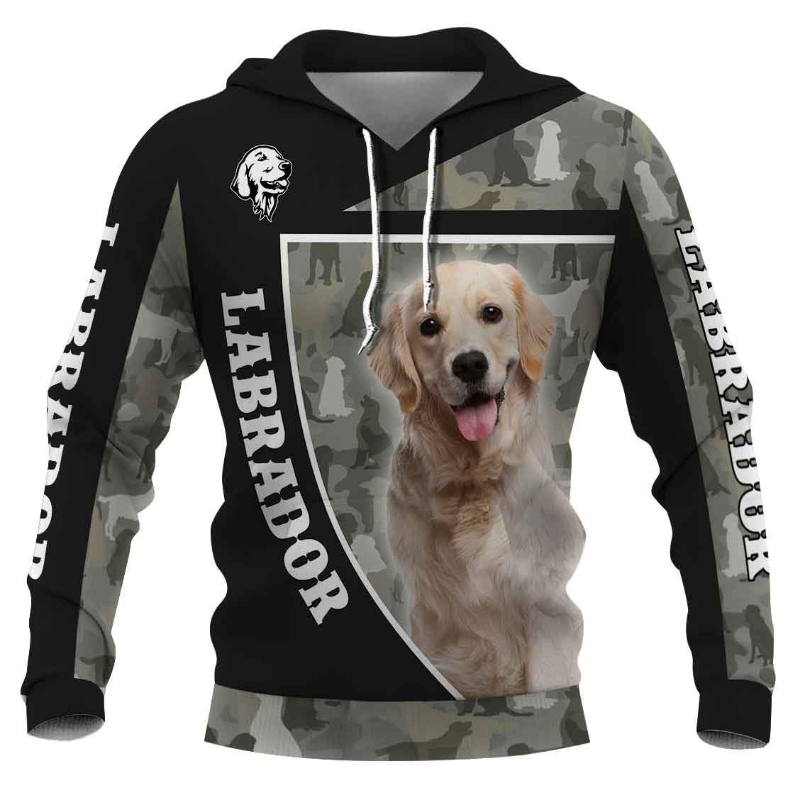 Labrador Retriever Camo 3D Full Printing