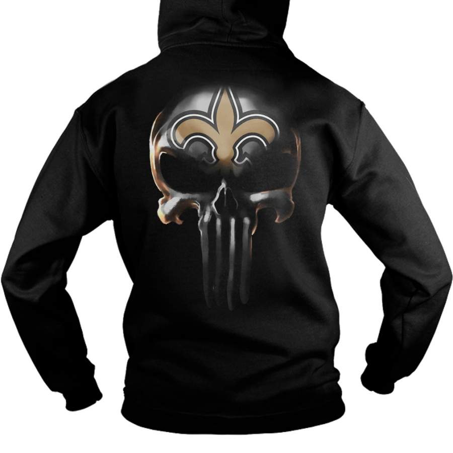 The Punisher New Orleans Saints Hoodie – 2019