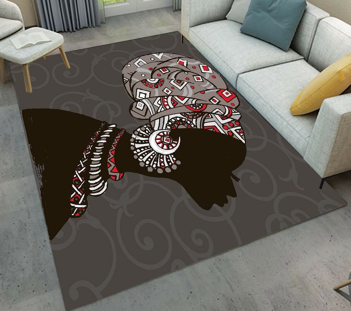 African Afro Women CLM3009004M Rug