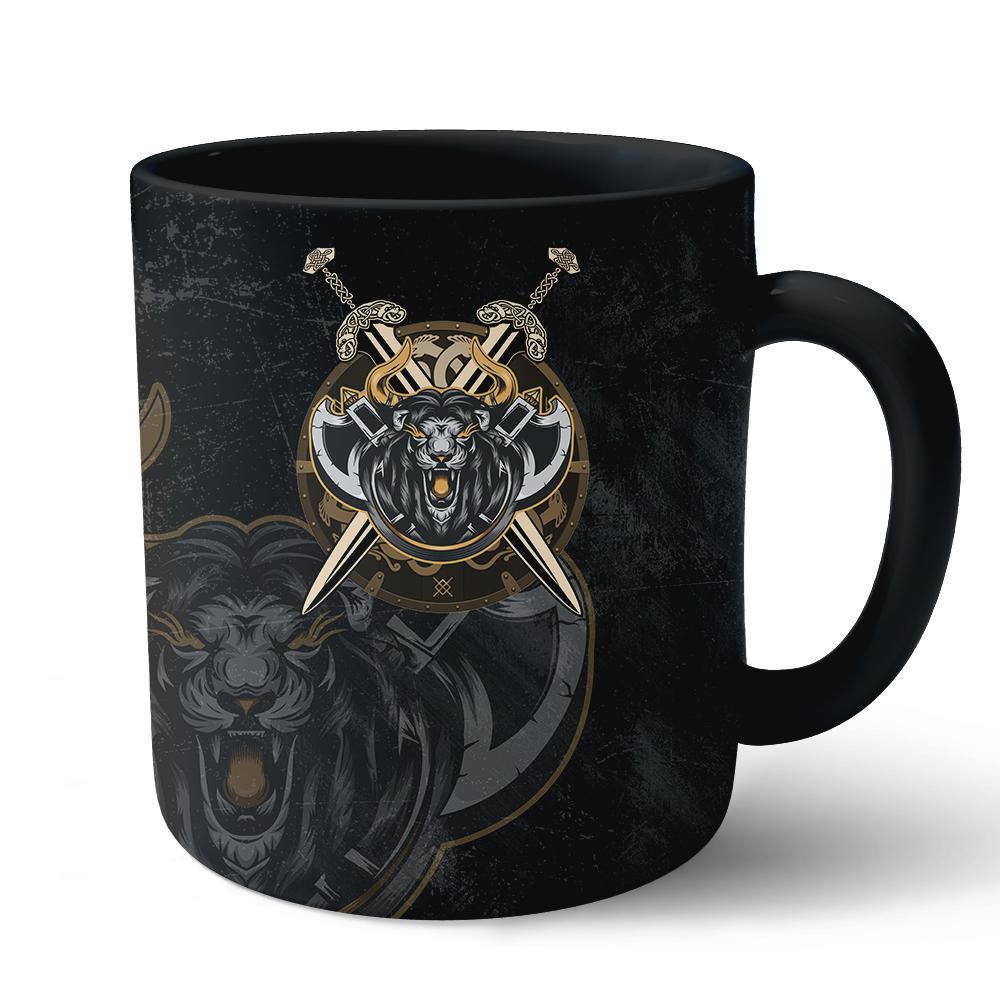 Viking Style Mug Lion A27