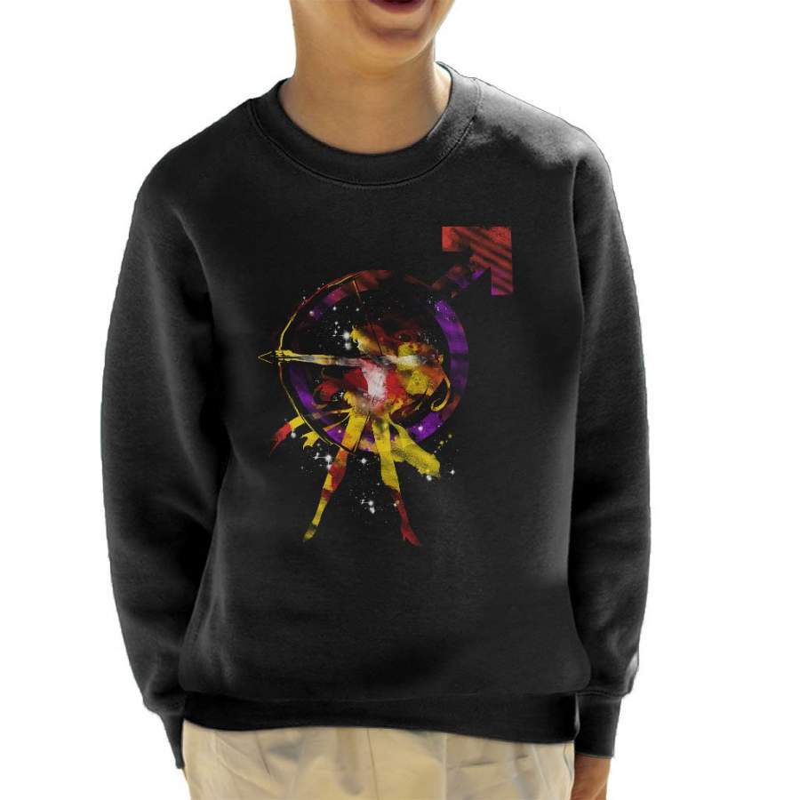 Sailor Moon Sailor Mars Splash Print Kid’s Sweatshirt