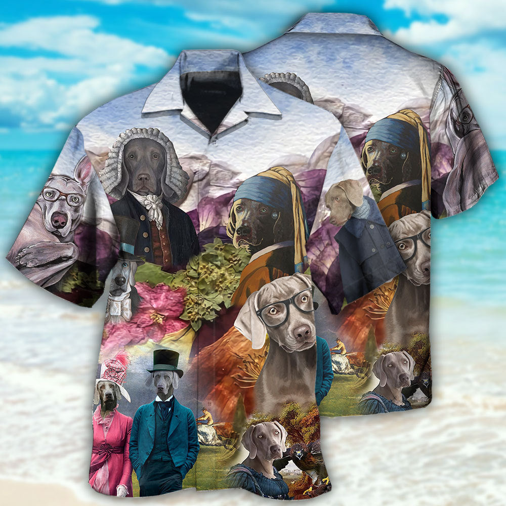 Weimaraner Aloha Hawaii Shirt For Men Women Ha8956