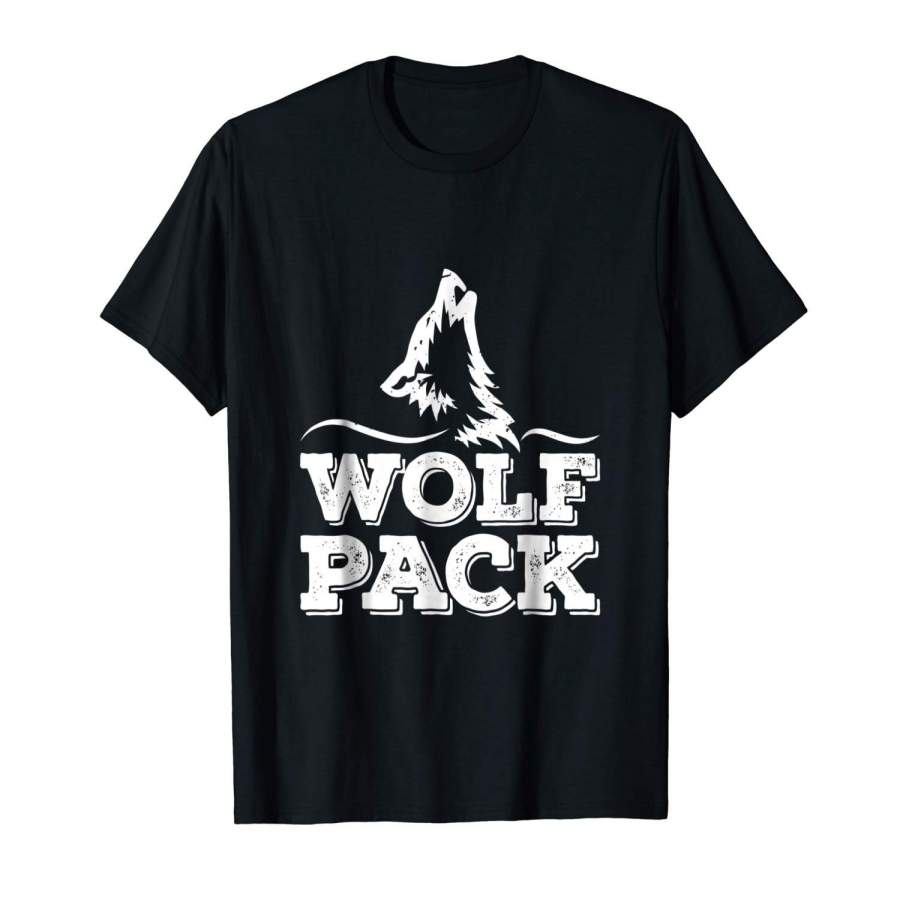 Wolf Nature Lover Wild Animal Howling Funny T Shirt Gift