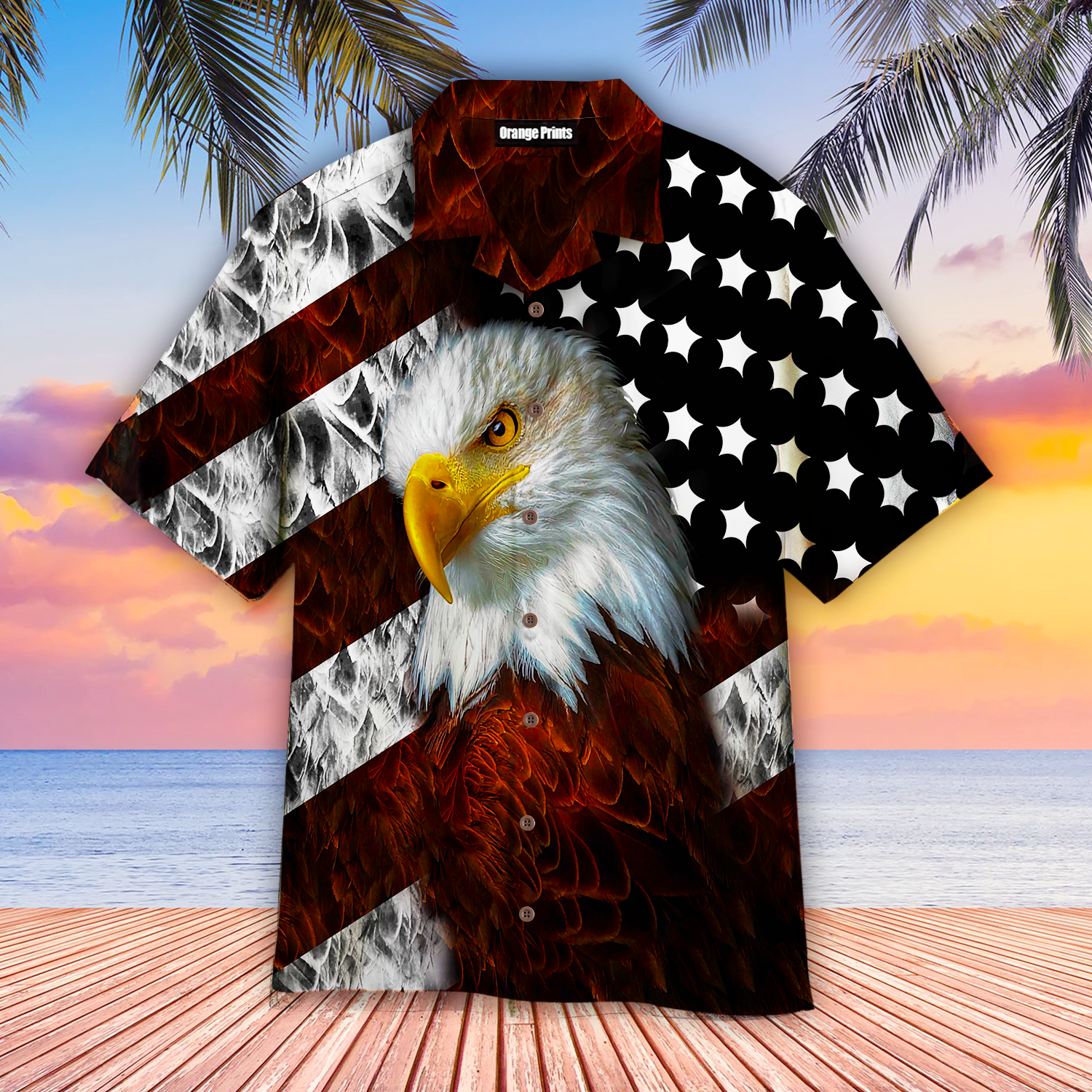 Bald Eagle Hawaii Shirt For Men Women Adult Ha69158