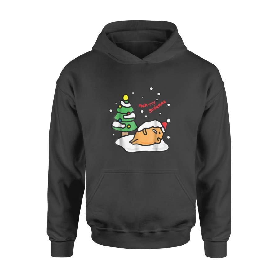 Gudetama “Meh-rry Gudemas” Christmas Tee Shirt – Standard Hoodie