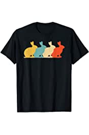 Pika Vintage Retro Rock rabbit Animal Lover 60s 70s Gift T-Shirt