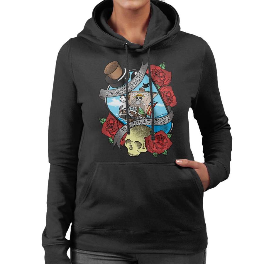 One Piece Pirate King Women’s Hooded Sweatshirt