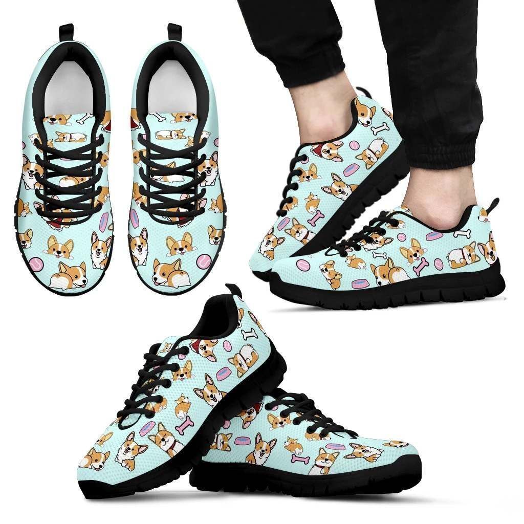 3D Printed Corgi Lph Sneakers For Men & Women Ver 1 (Mint)