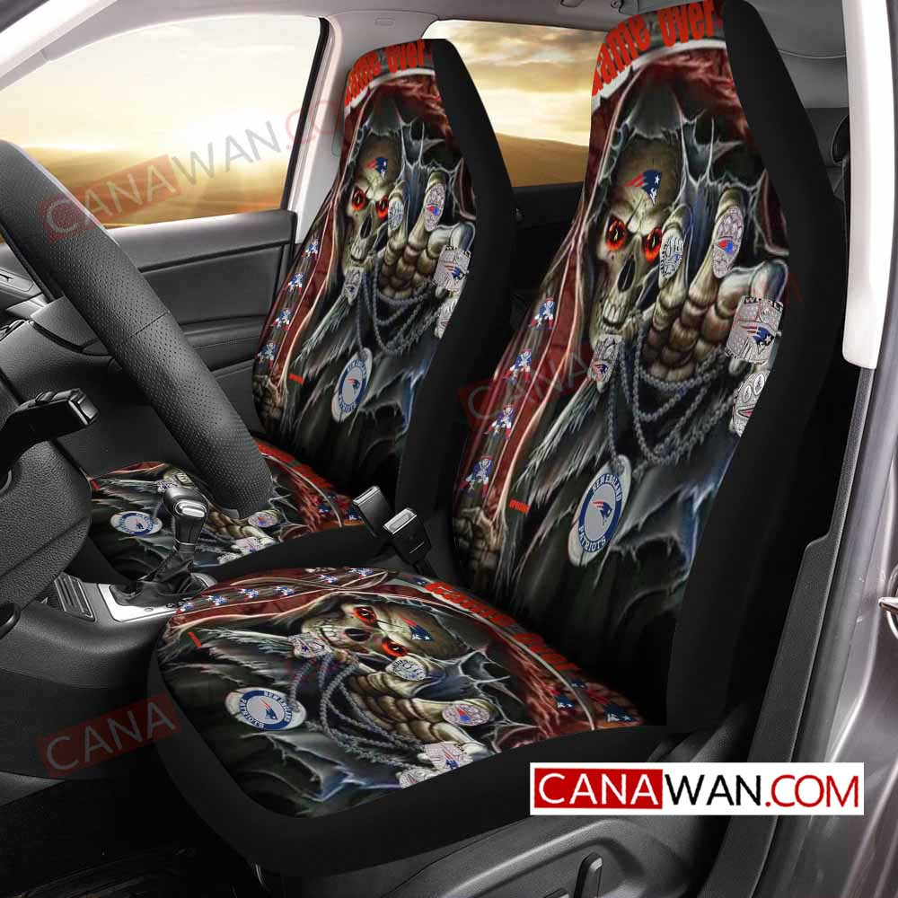 New England Patriots Style110 3D Customized Personalized Car Seat Cover