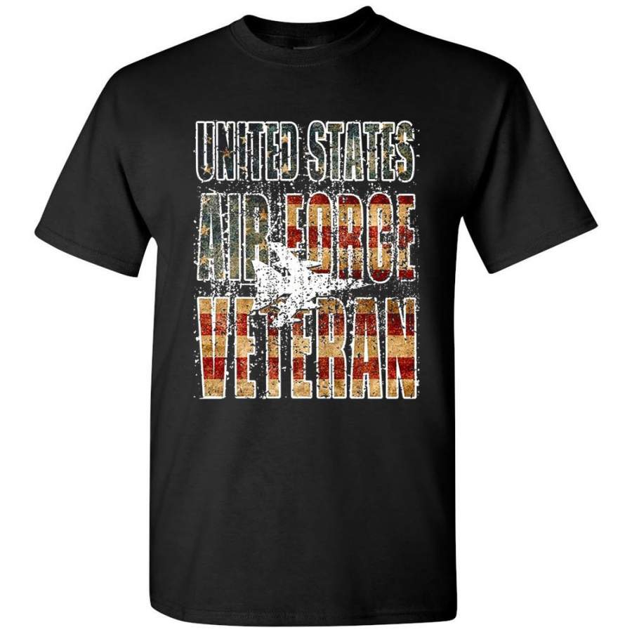 Mens US Air Force Veteran Tshirt