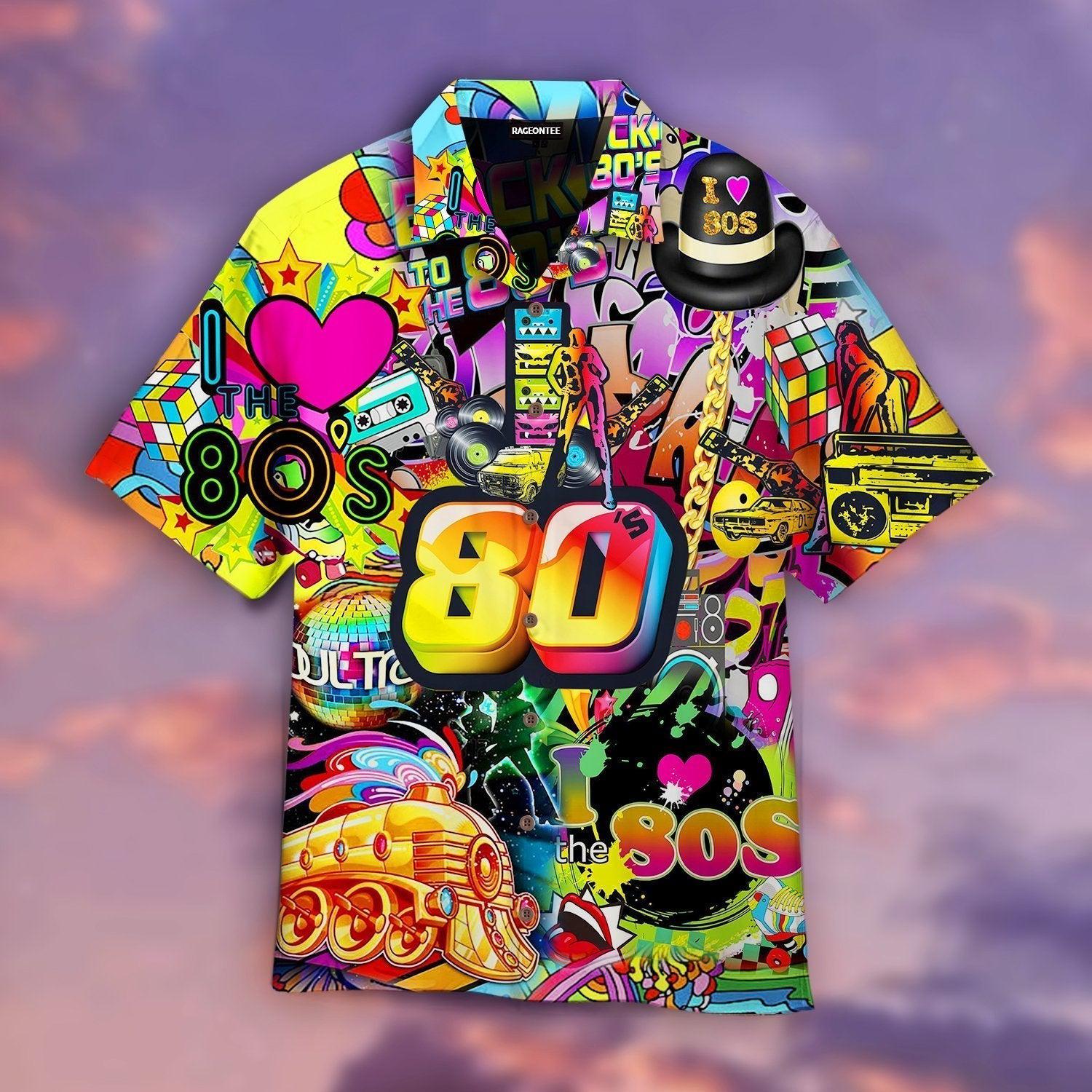 Life Is Better With 80S Music Party Colorful Aloha Hawaiian Shirt – For Men And Women