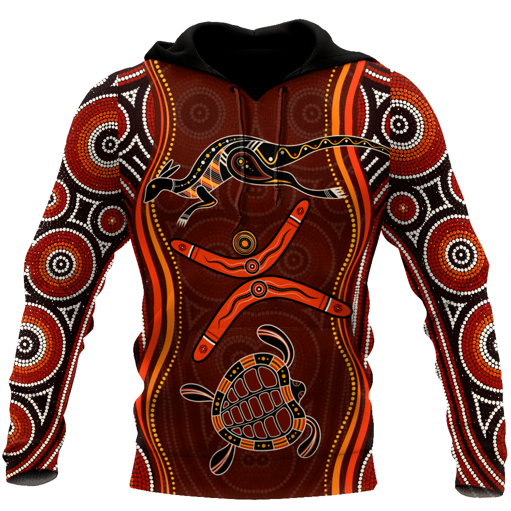 Aboriginal Naidoc Week Heal The Kangaroo And Turtle Hoodie