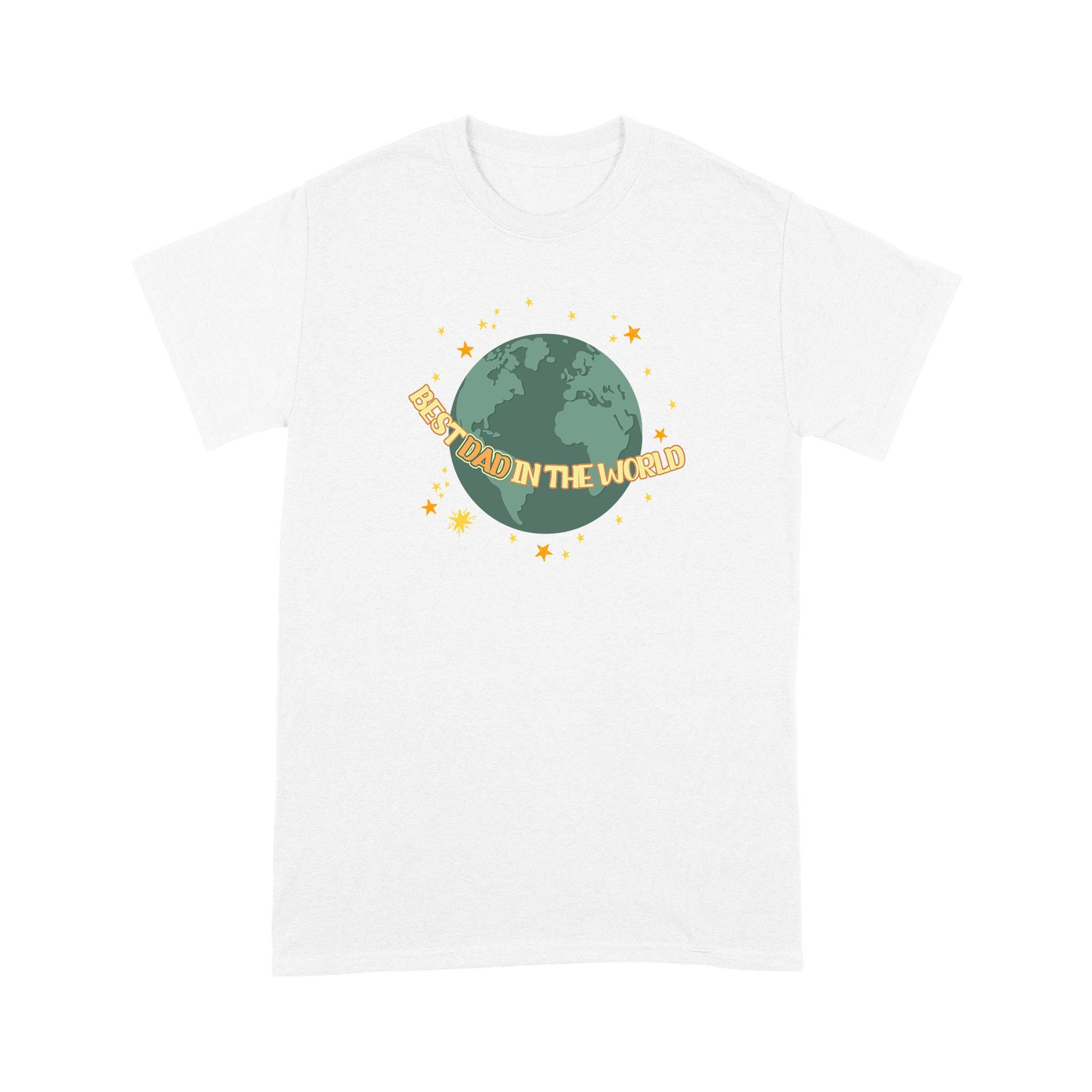 Cool Men’s Graphic T-Shirts, Personalized Father’s Day Gift For Husband, Best Dad In The World Comfort T-Shirt