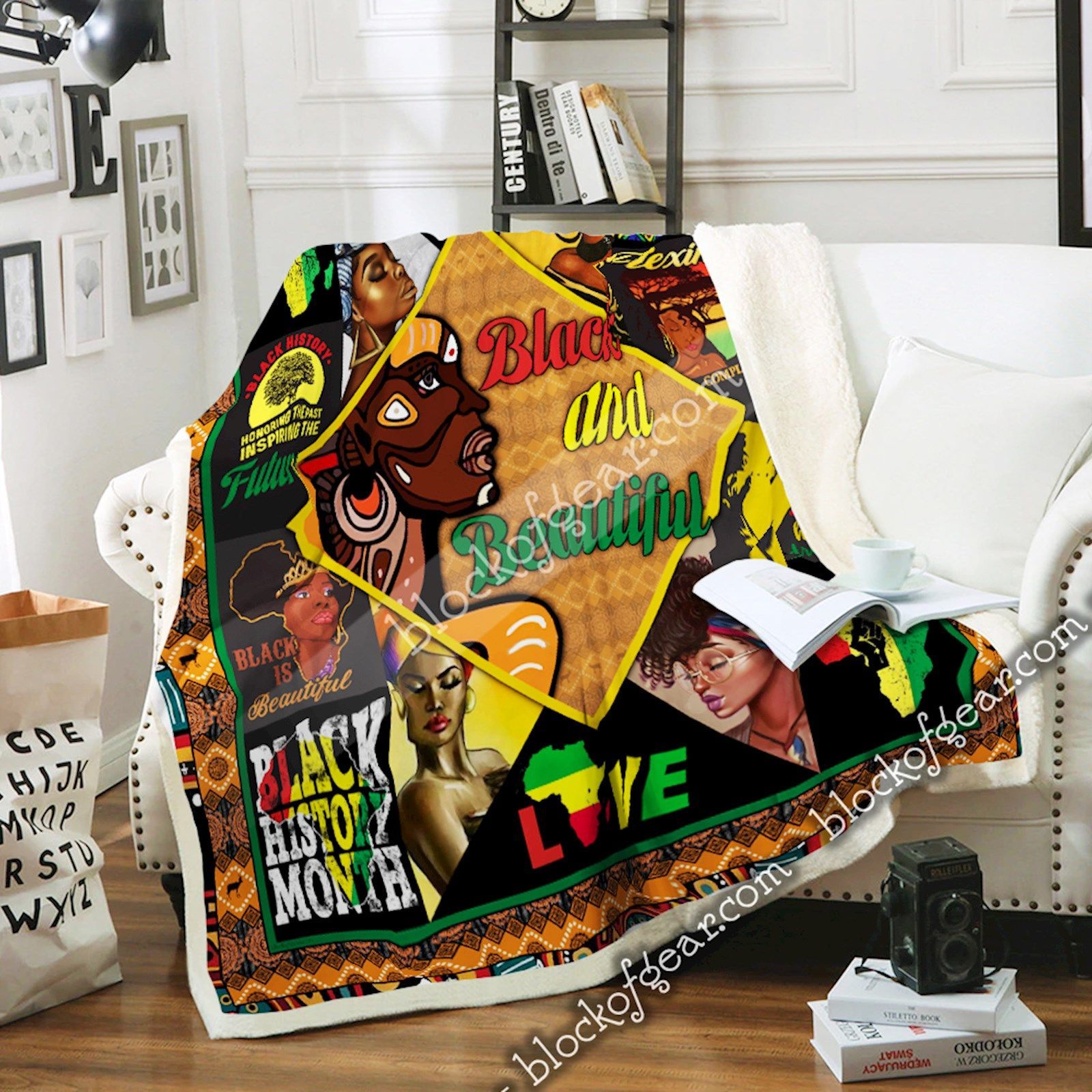 Black History. Sofa Throw Blanket NKP411a