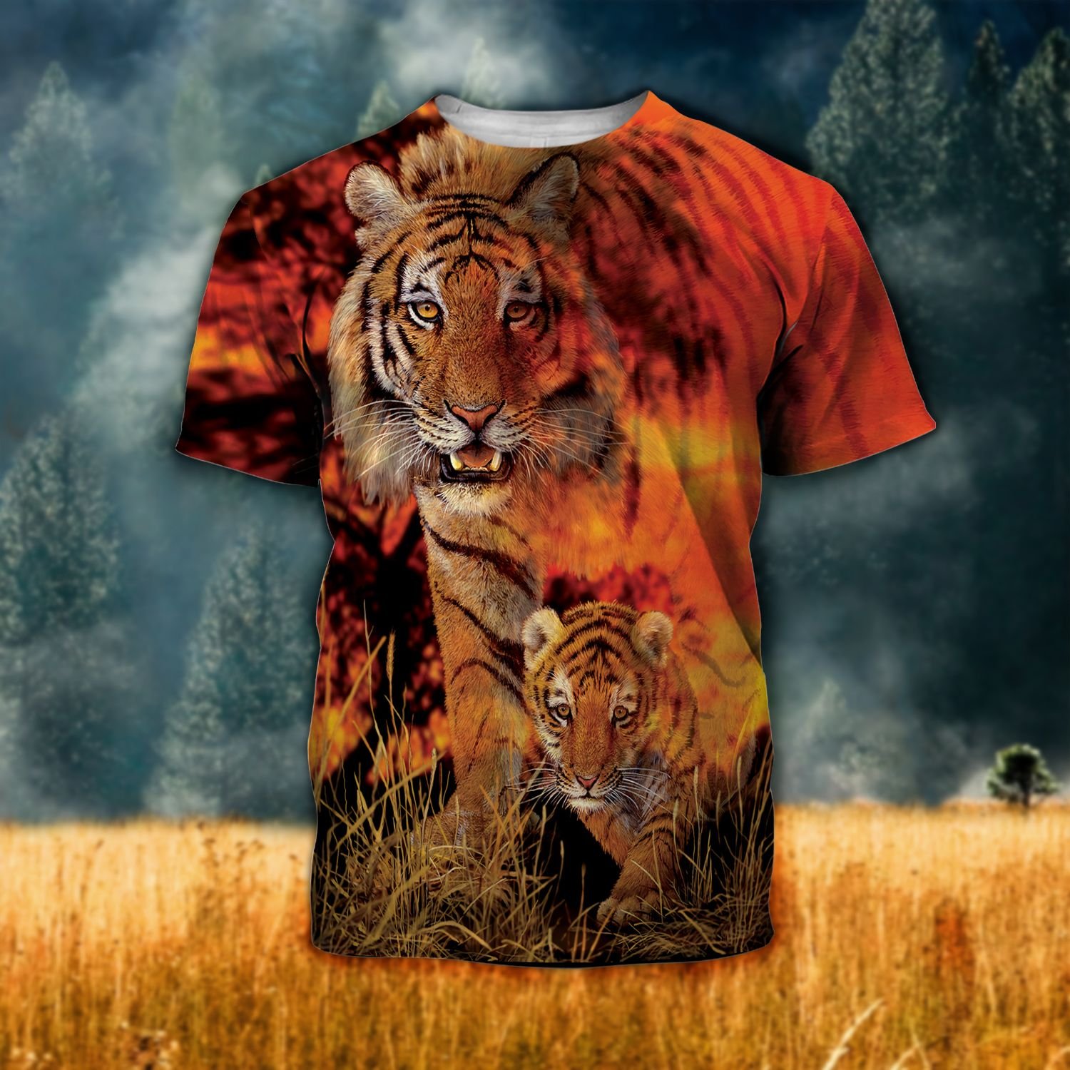 Tiger Ver03 Tthj090721Nvm Unisex 3D T-Shirt All Over Print