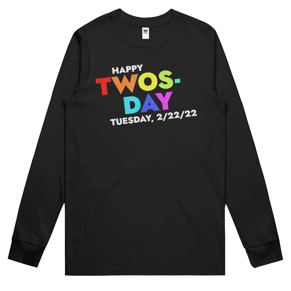 Twosday Tuesday February 22Nd 2022 Funny 22222 Souvenir Long Sleeve T Shirts