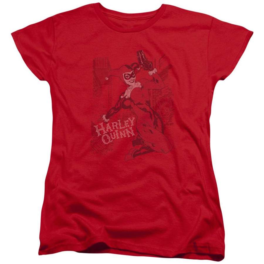 Batman – Harley’s Packing Short Sleeve Women’s Tee