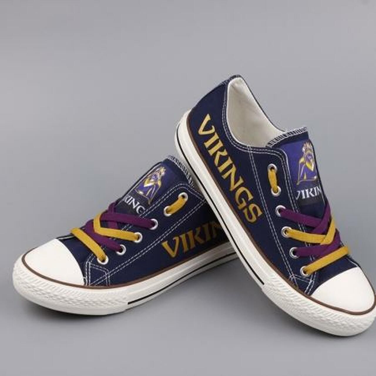 Minnesota Vikings Low Top, Vikings Running Shoes, Tennis Shoes Shoes15177