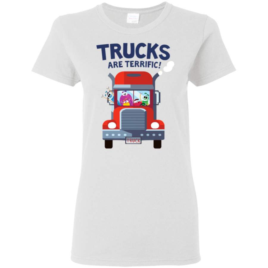 AGR ask the storybots trucks Womens T-Shirt