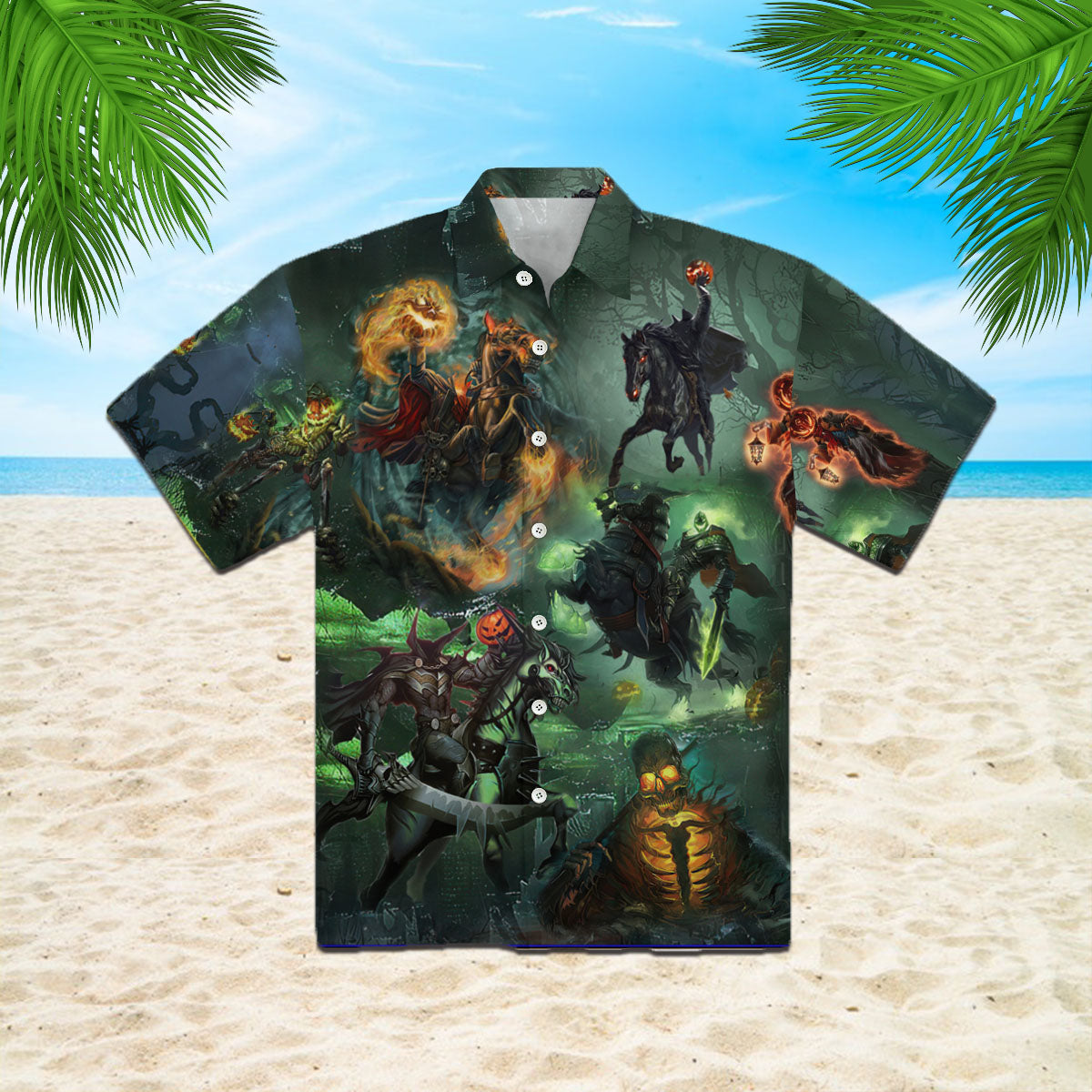 Oragontee Where Is My Head Pumpkin Halloween Hawaiian Shirt | For Men & Women | Adult | Wt1010