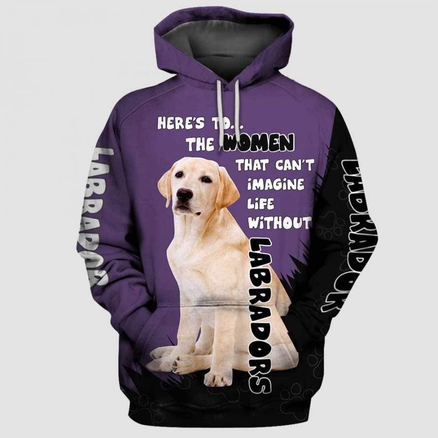 LABRADOR DOG 3D Hoodie Full Printing