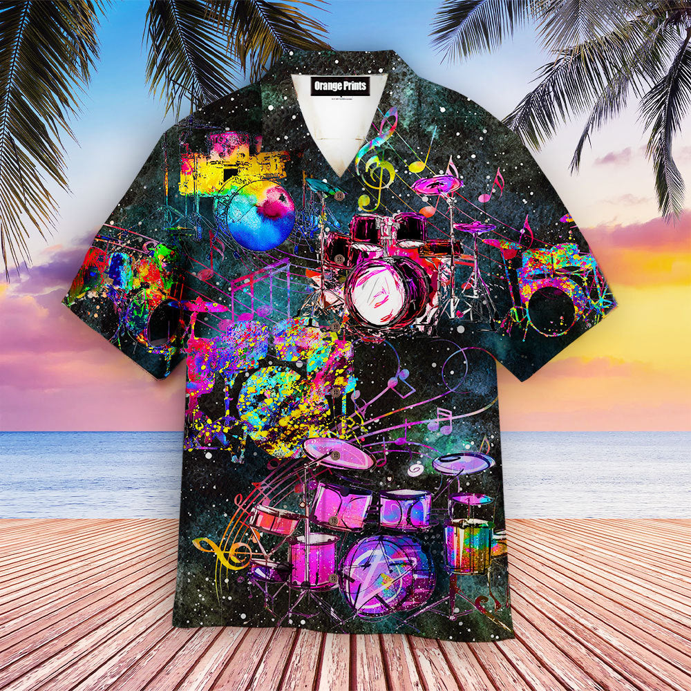 Colorful Drums Aloha Hawaii Shirts For Men Women Ha40384