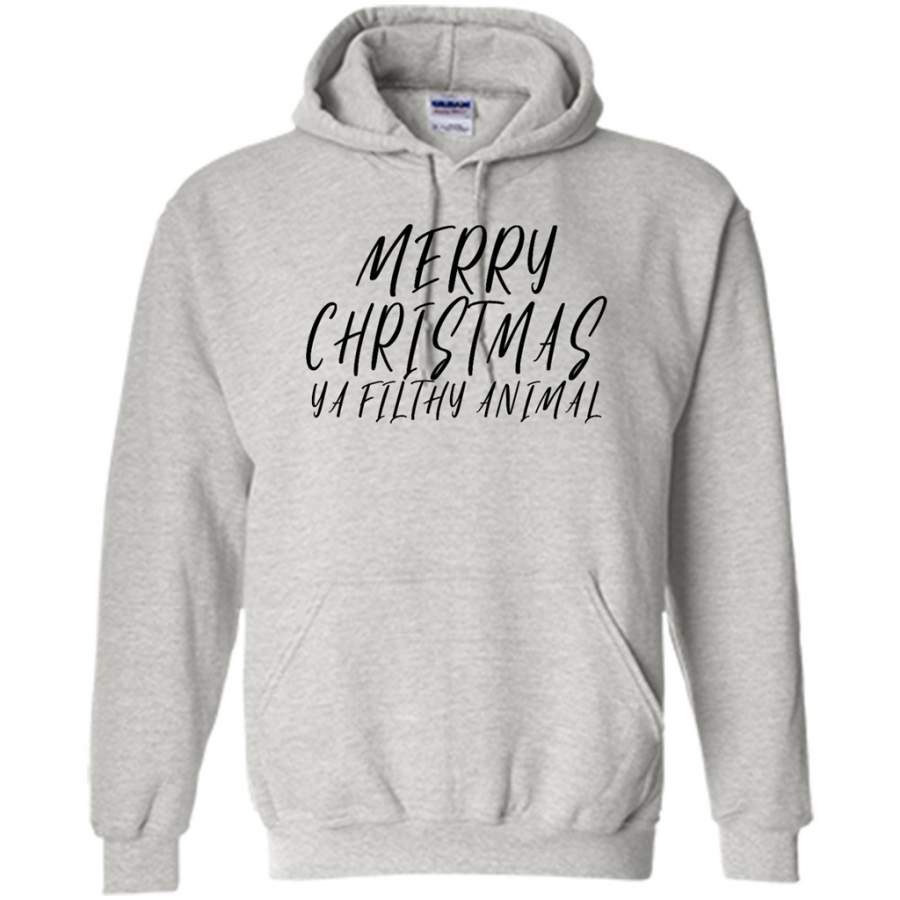 Merry Christmas Ya Filthy Animal – Gildan Heavy Blend Hoodie