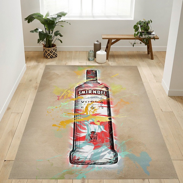 Smirnoff Vodka Rug Bedroom Rug Home US Decor