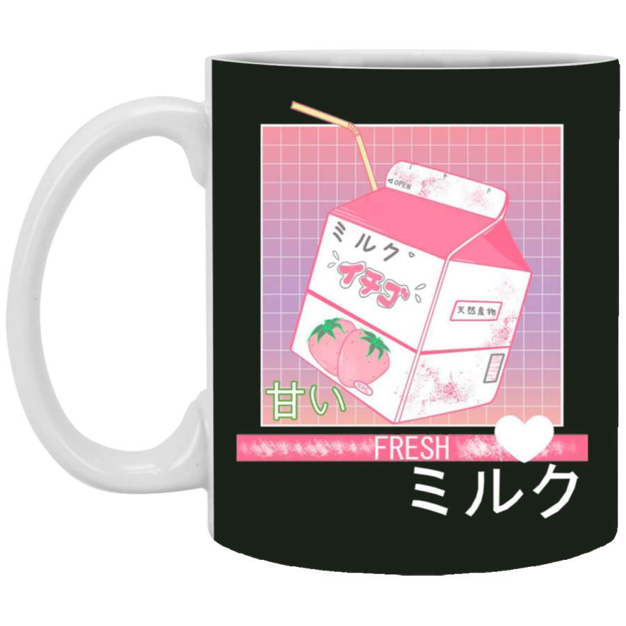 90s Japanese Otaku Stylish Aesthetic Milk Mug