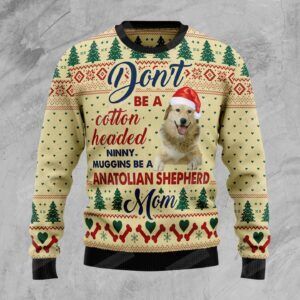 Anatolian Shepherd Mom Ugly Christmas Sweater, All Over Print Sweatshirt