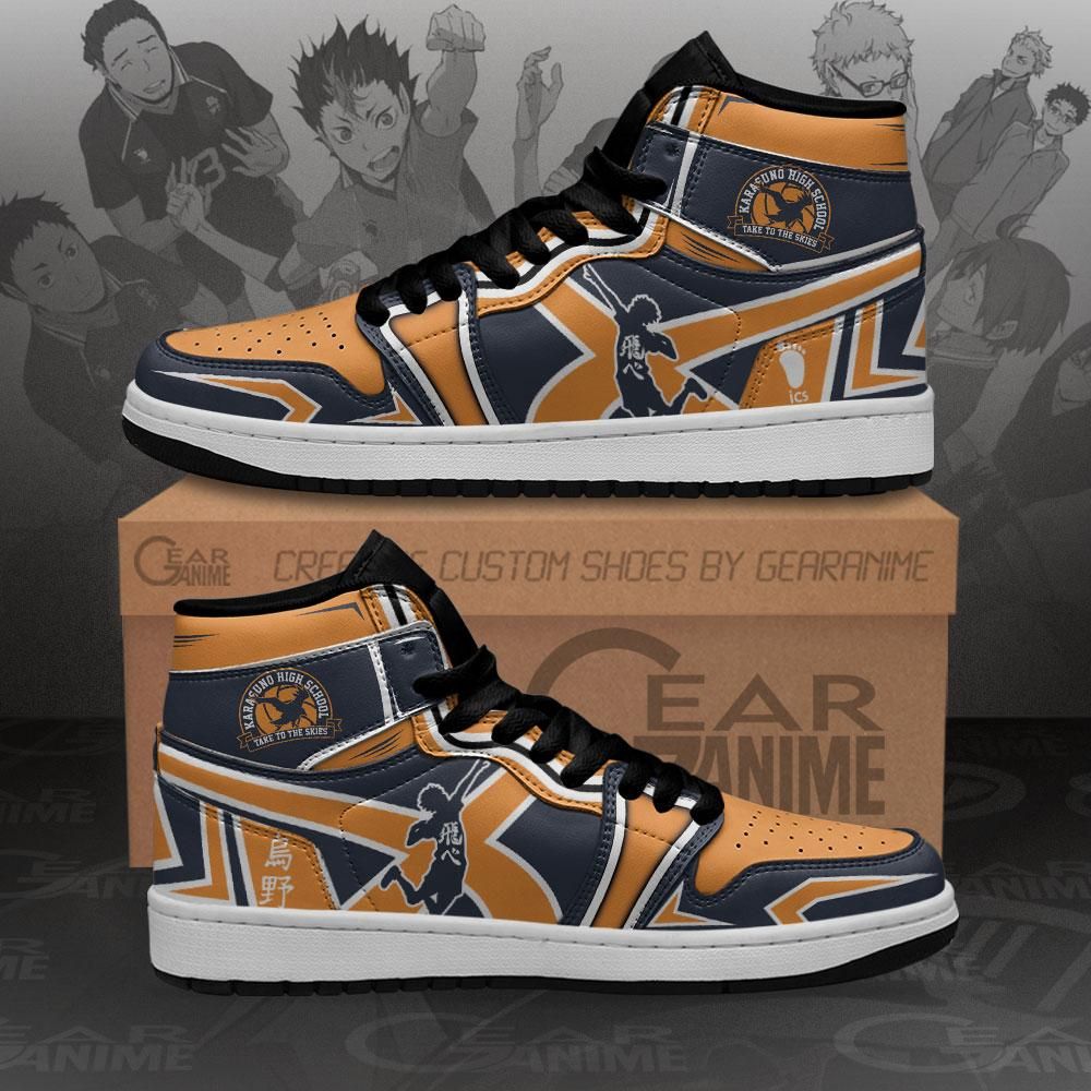 Karasuno High Haikyuu Anime Mn10 Air Jordan Shoes Sport Sneakers