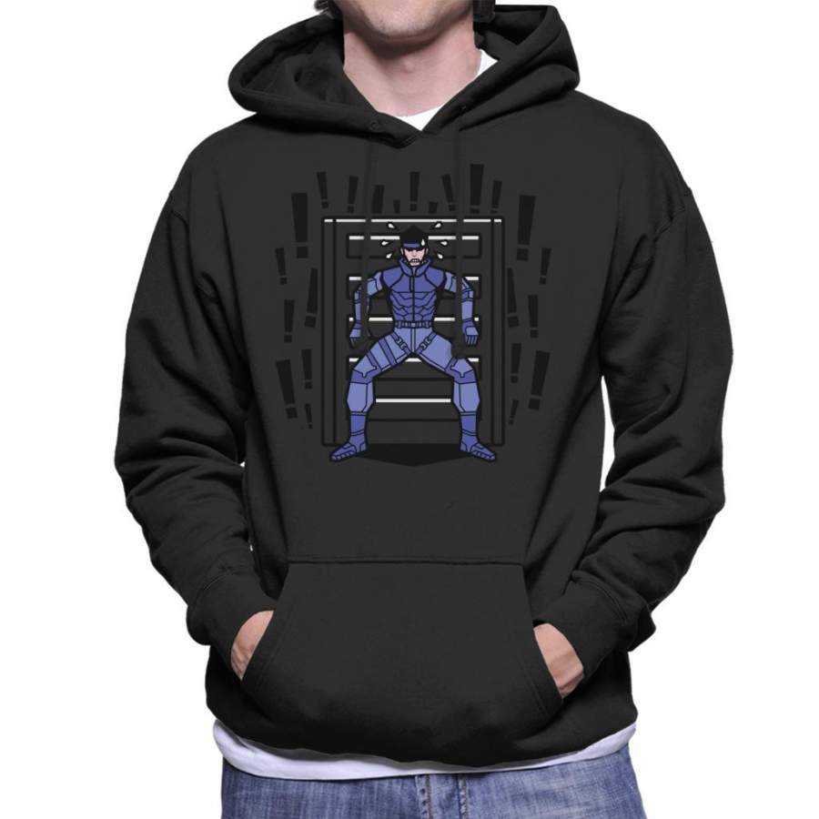 Alert Snake Metal Gear Solid Men’s Hooded Sweatshirt