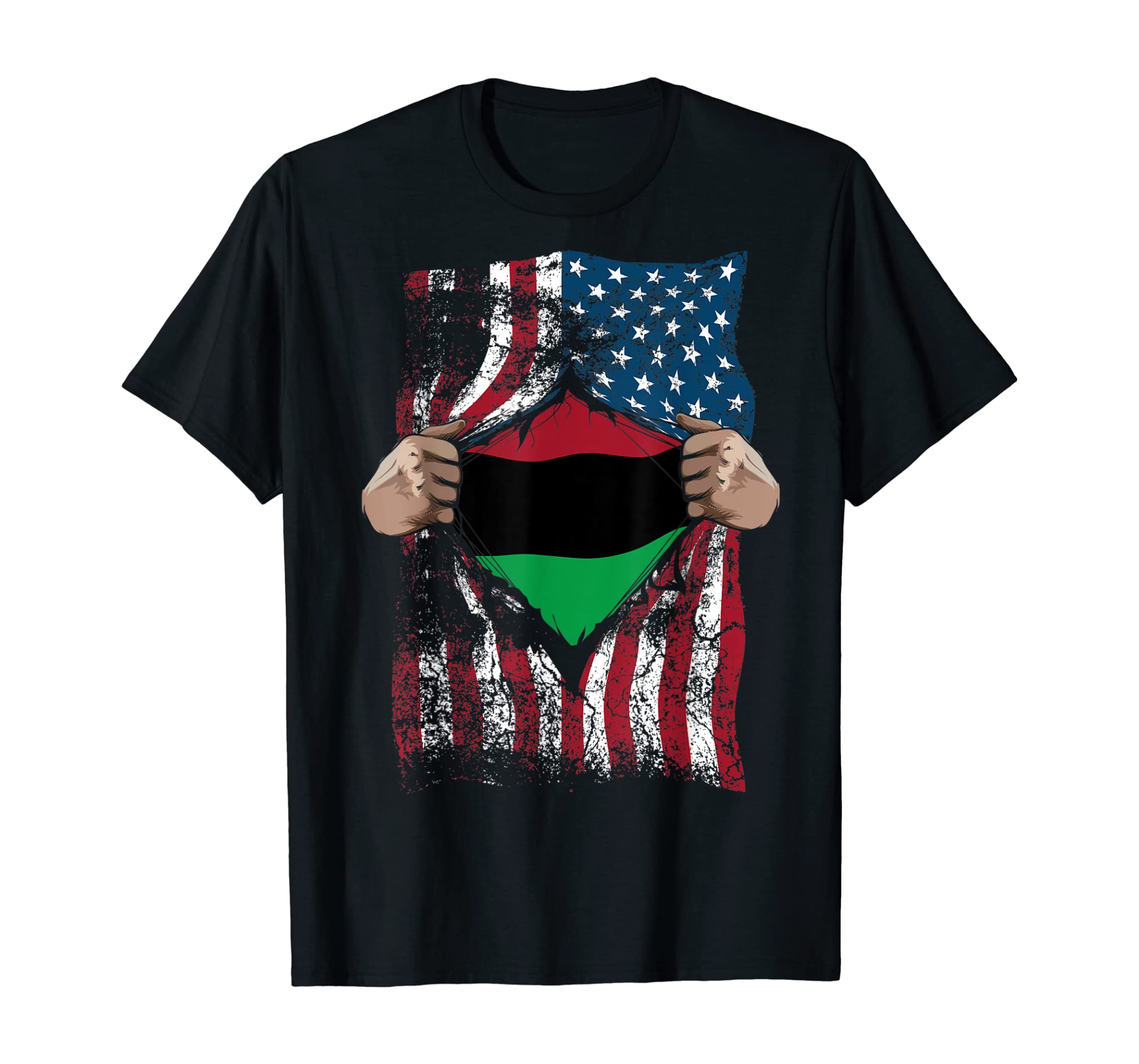 Pan African Unia Flag | Loyal Afro-Americans USA Gift T-Shirt