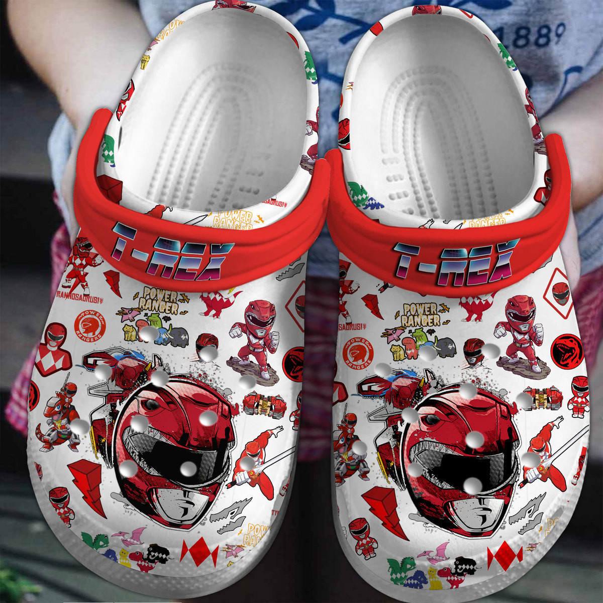 Power Rangers Movie Crocss Clogs For Men Women And Kid Bm1411-1608-4