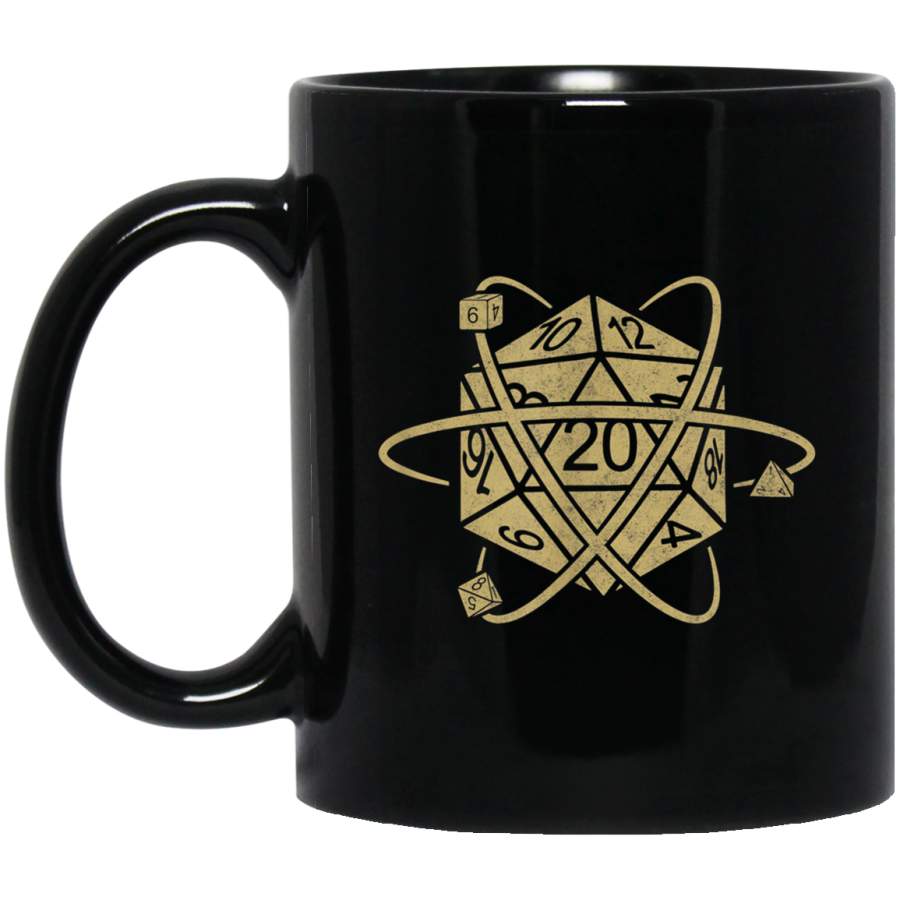 Tabletop RPG Vintage Game shirt Master Role Play Black Mug