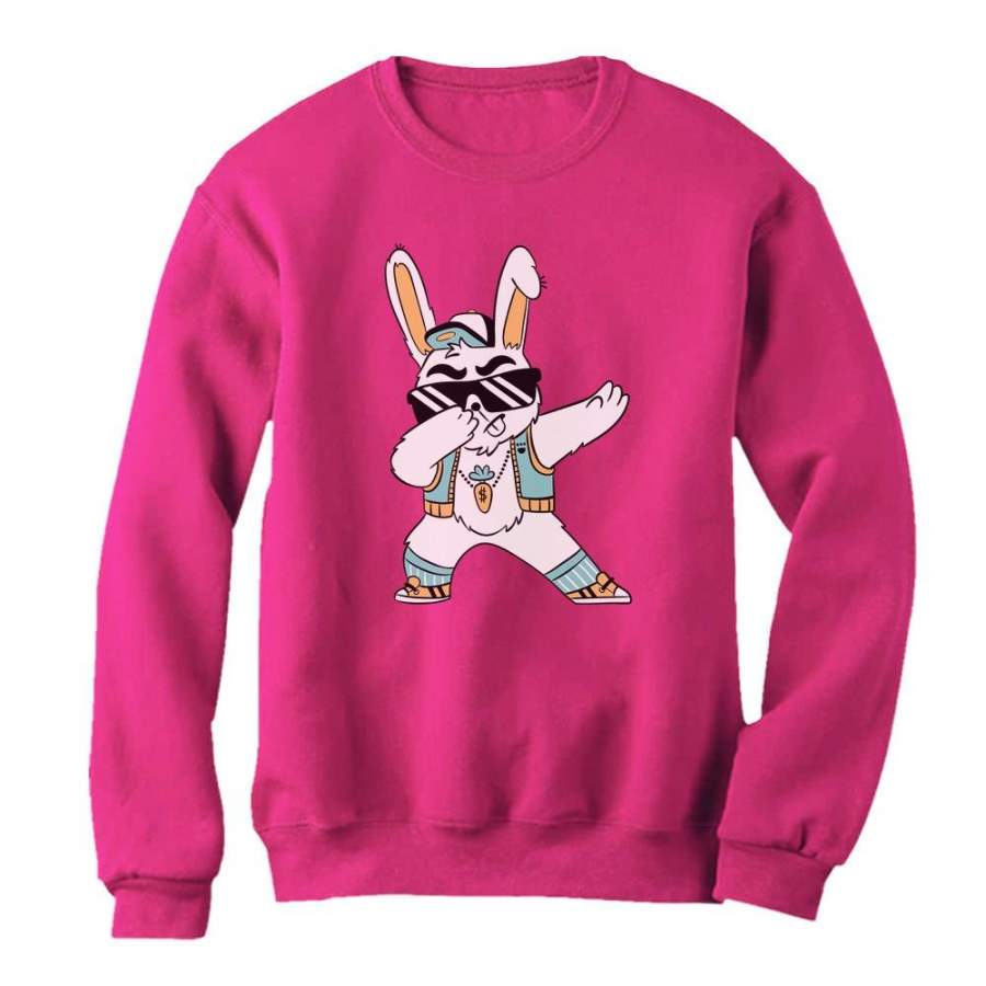 Dabbing Bunny Women Sweatshirt