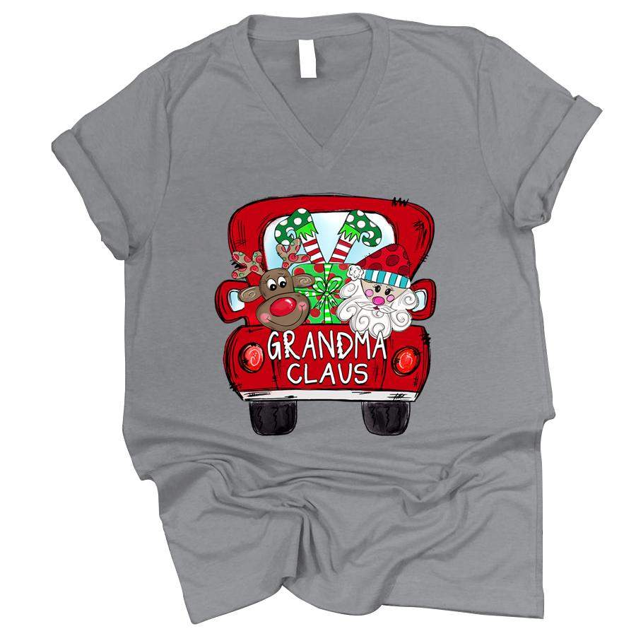 PERSONALIZED GRANDMA CLAUS CHRISTMAS SHIRT