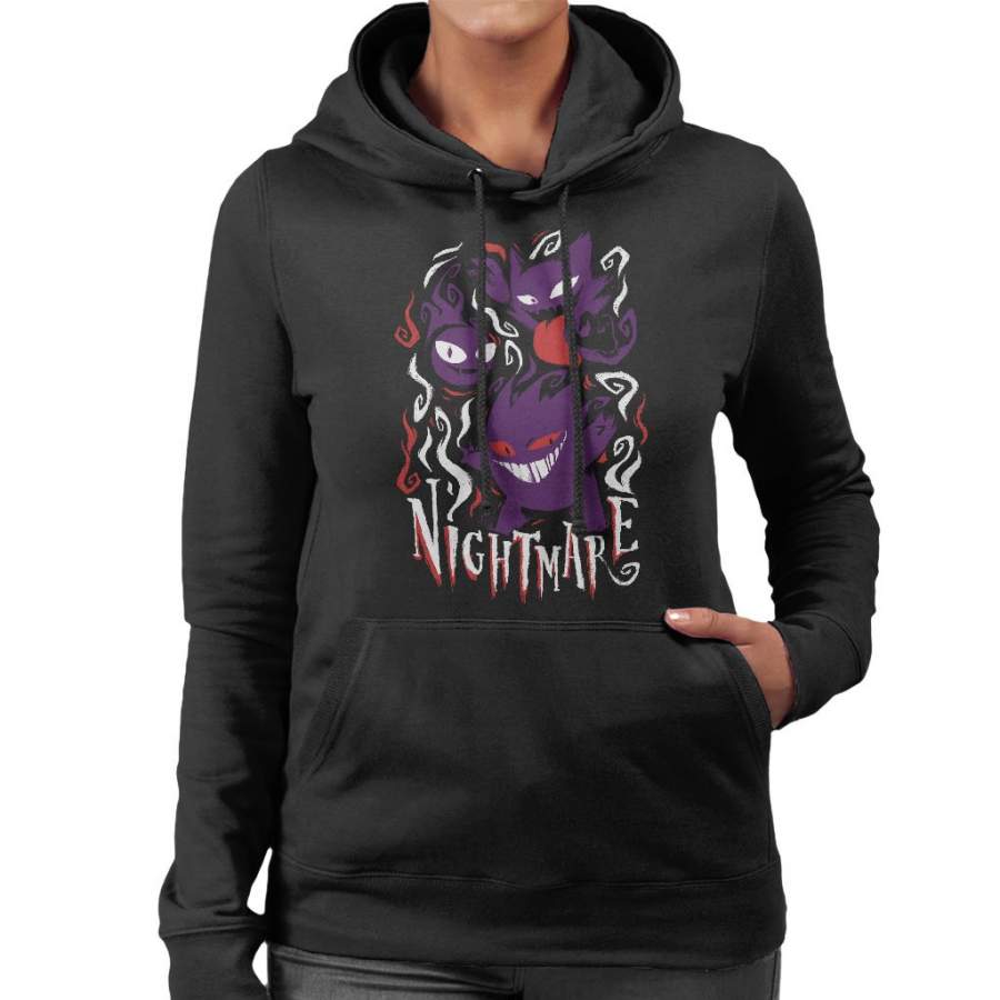 Pokemon Nightmare Ghosts Women’s Hooded Sweatshirt