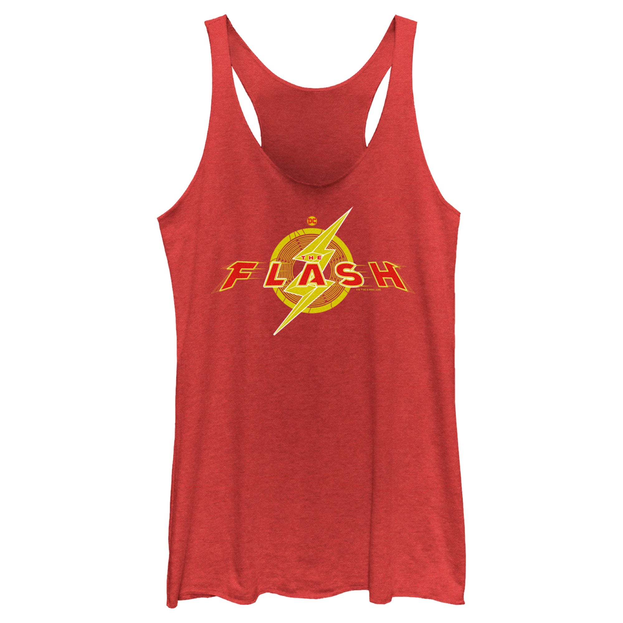 Women’S The Flash Animated Logo Racerback Tank Top