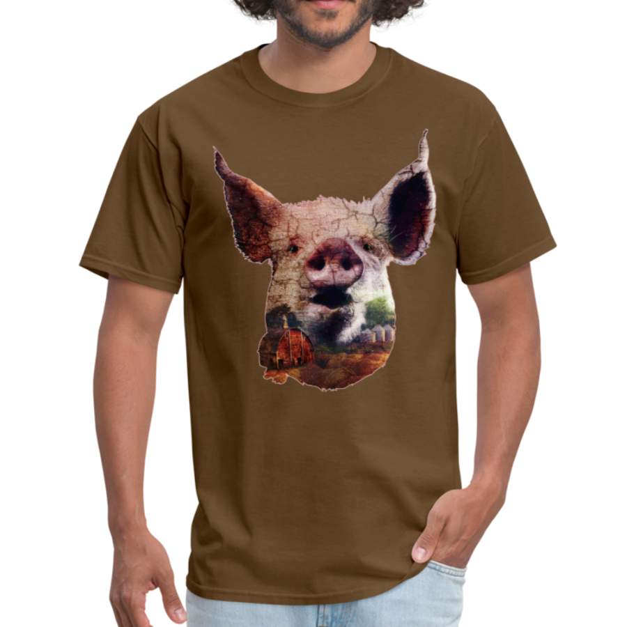 Pig t-shirt – Animal Face T-Shirt